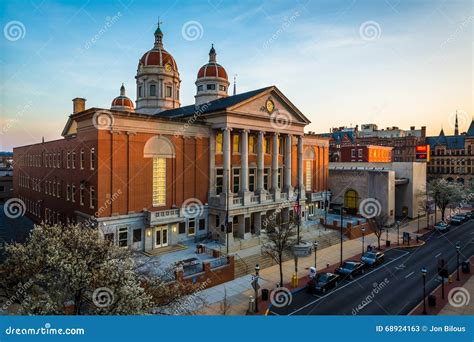 View of the York County Courthouse, in York, Pennsylvania. Stock Image ...