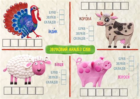 Звуковий аналіз слова | Ілюстрації. Українська мова