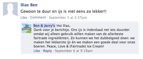 Wat Is Het Geheim Achter De Webcare Van Ben And Jerrys Frankwatching