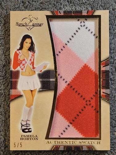 2017 Bench Warmer Hot For Teacher Schoolgirl Swatch 52 Pamela Horton 5 Gold EBay