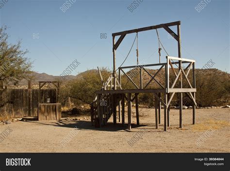 Gallows Western Town Image Photo Bigstock