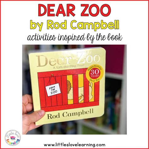 The Best Dear Zoo Activities For Preschool And Kindergarten