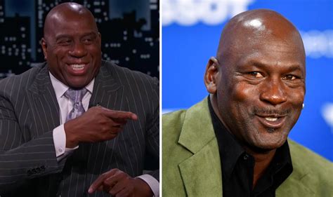 Magic Johnson Jokes Hes The Reason Why Michael Jordan Had His Iconic