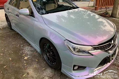 Carlike Cl Cc 05 Chameleon Candy Magic Grey Purple Vinyl Wrap Toyota