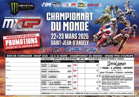 MXGP OF EUROPE 2025 Moto Club Angérien Saint Jean d angély