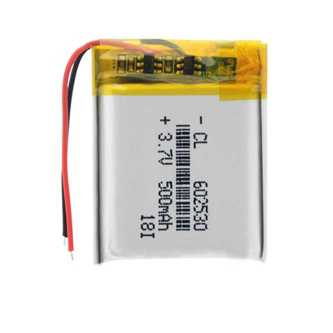 Wiederaufladbare 3 7 V 500mAh 602530 Batterie Für MP3 MP4 Clever Uhr