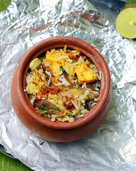 Pot Biryani Recipe Matka Biryani Vegetarian Version Chitra S Food Book