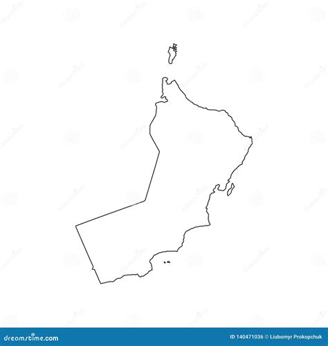 Vector Map Of Oman Stock Illustration Illustration Of Concept 140471036