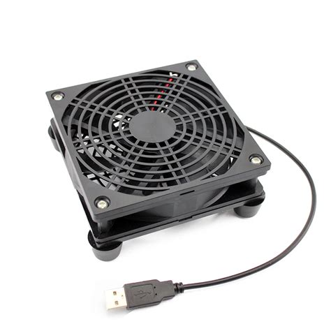 Router fan DIY PC Kühler TV Box Drahtlose Kühl Schweigen Ruhig DC 5V