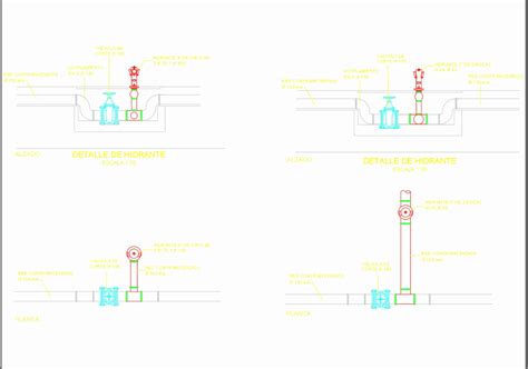 Protección Contra Incendio En Autocad Cad 6973 Kb Bibliocad