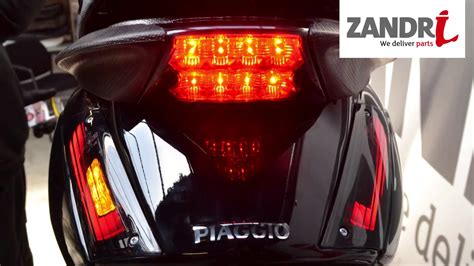 Knipperlicht Achterlicht Power Piaggio Zip Youtube