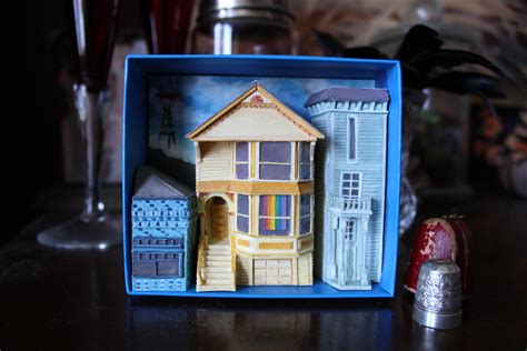 San Francisco Victorian House Diorama Rdioramas