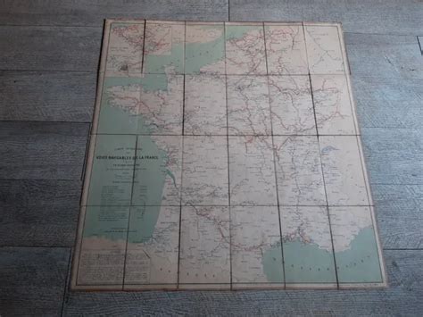 Carte Itin Raire Des Voies Navigables De La France Minist Re Travaux