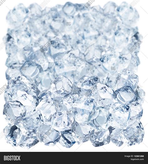 Ice Cubes On White Image & Photo (Free Trial) | Bigstock