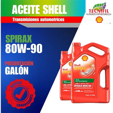 Aceite Shell Spirax W Gal N Tecnifil