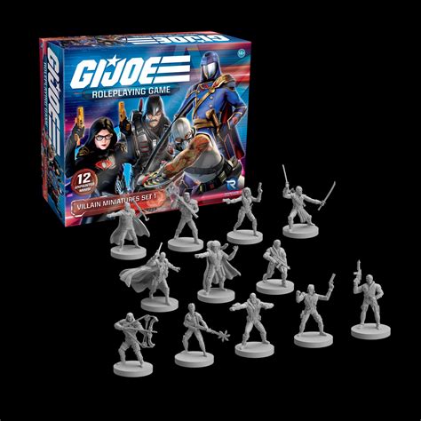 Gi Joe Roleplaying Game Villain Miniatures Set 1 Rpg Po Angielsku