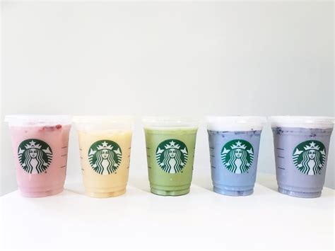 Starbucks Rainbow Drinks Review Popsugar Food