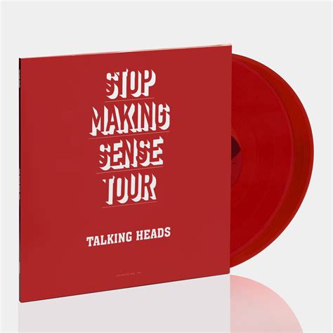 Talking Heads - Stop Making Sense Tour 2xLP Red Vinyl Record