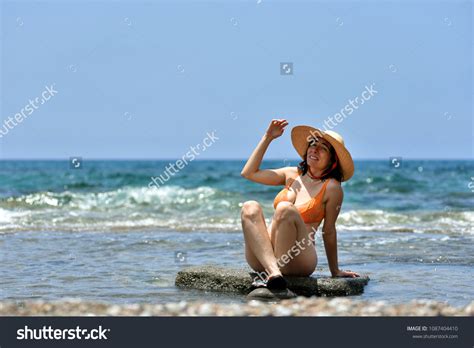 Sexy Bikini Tanning Woman Relaxing On Stock Photo 1087404410 Shutterstock