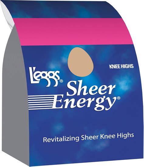 Leggs Womens Sheer Energy Pack Knee Highs Reinforced Toe One Size Nude At Amazon Womens