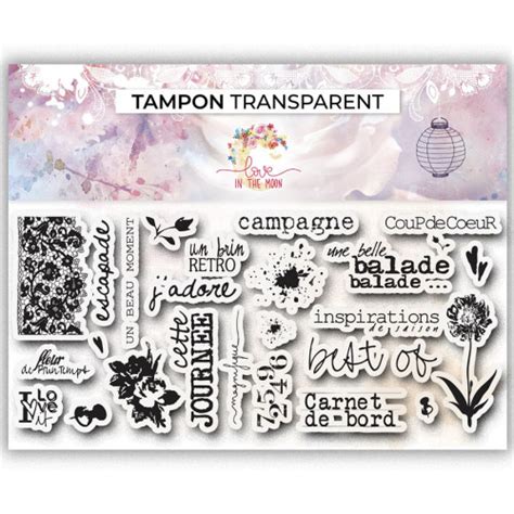 Tampons Transparents Mademoiselle Pcs Scrapmalin