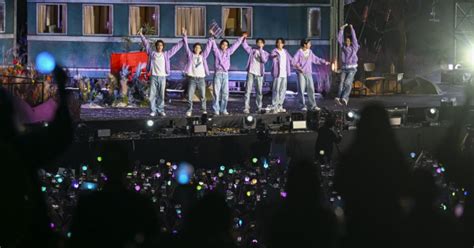 포토뉴스 Bts 부산콘서트 피날레 무대인사