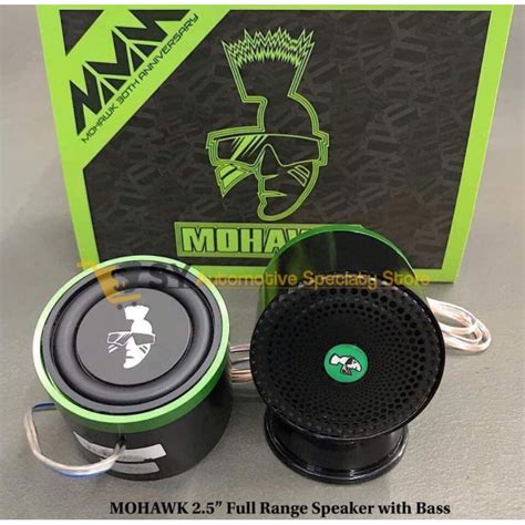 Mohawk Inch Full Range Speaker Audio Green Series Bass Tweeter