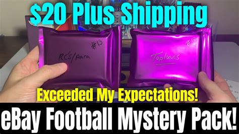 This EBay Football Mystery Hot Pack Was AWESOME For 20 Plus Shipping