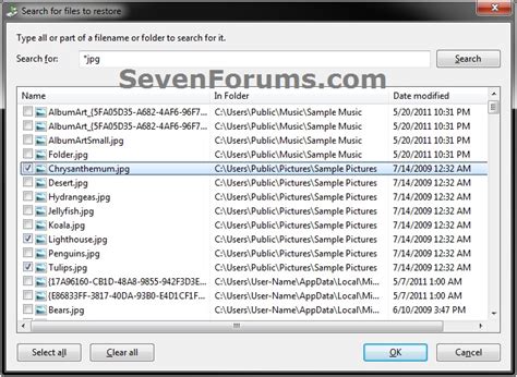 Restore Backup User and System Files | Tutorials