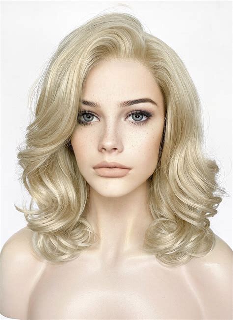 Light Ash Blonde Wavy Lace Front Wig Wigisfashion Wig Is Fashion