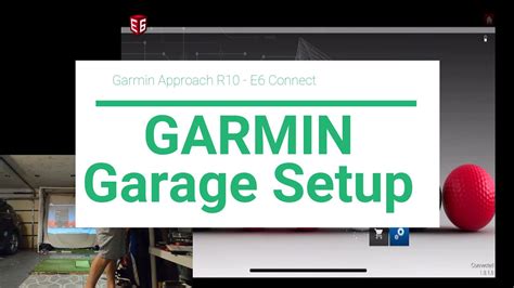 Super Basic Garage Garmin R10 Setup With Iphone Running Truegolf E6 Connect Youtube