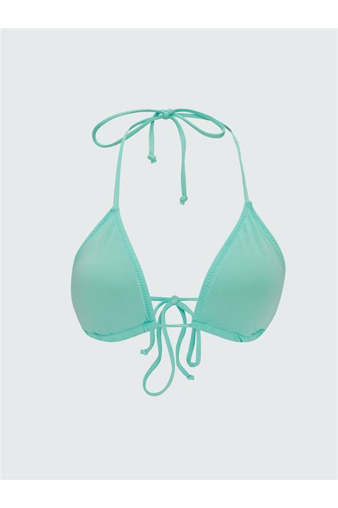 LC Waikiki Lcw Eco Boyundan Bağlamalı Düz Kadın Bikini Üst Fiyatı Yorumları Trendyol