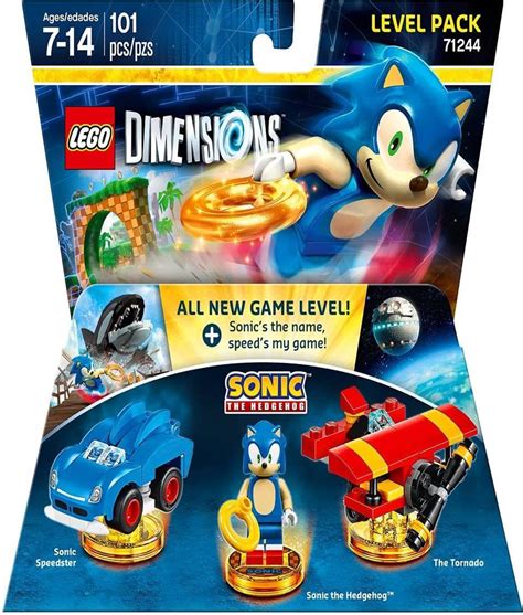 Warner Bros Lego Dimensions Sonic The Hedgehog Level Pack Sonic The