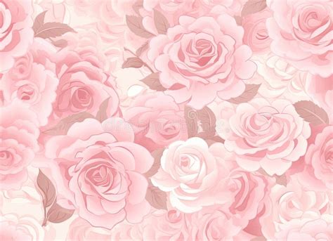 Summer Blossoming Delicate Roses On Blooming Flowers Festive Background