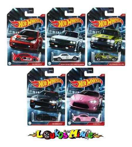 Hot Wheels Cult Racers Set Minis Lacrado Frete Gr Tis