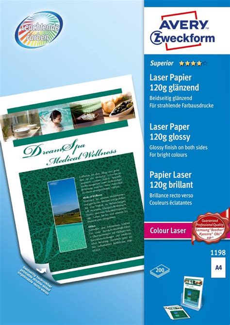 Avery Zweckform Superior Laser Paper Laserprintpapier Din A