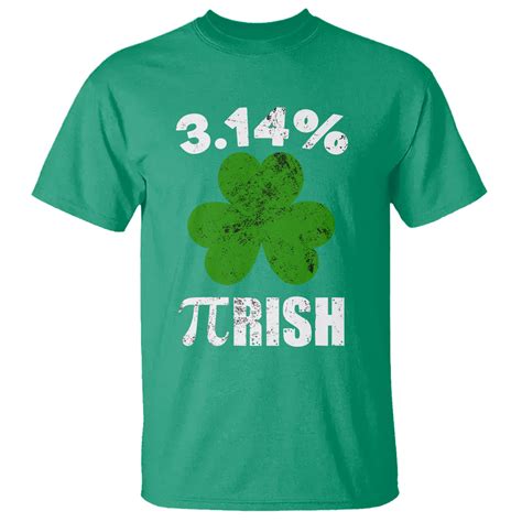 Funny Number Pi St Patricks Day T Shirt 3 14 Pi Rish Irish Funny Math