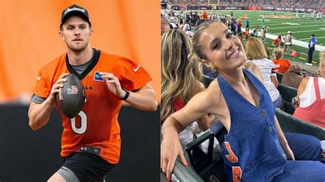 In Photos Jake Brownings Girlfriend Stephanie Niles Stuns At Bengals