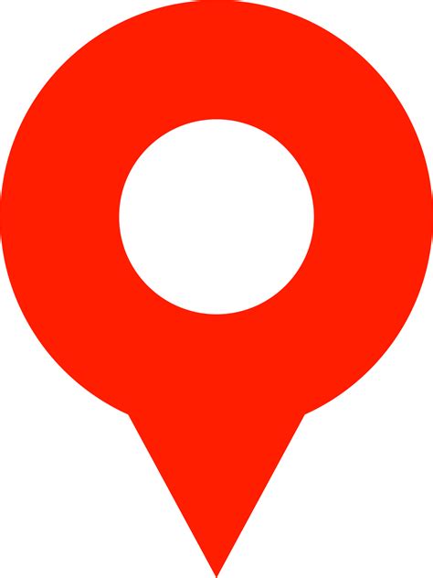 Map Location Pin Icon In Red Colors Png