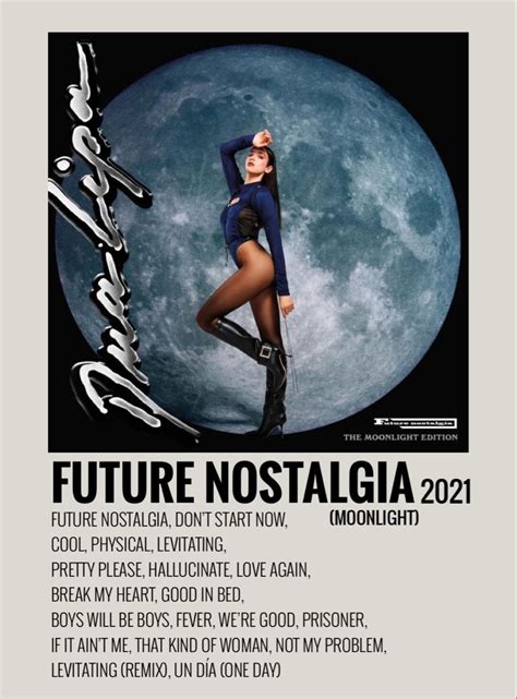 Future Nostalgia Moonlight Album Poster Artofit