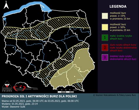 Prognoza Konwekcyjna Dla Polski Na Dzie I Noc