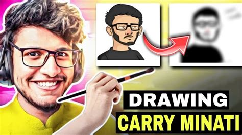 Drawing Carryminati Triggered Insaan Youtube