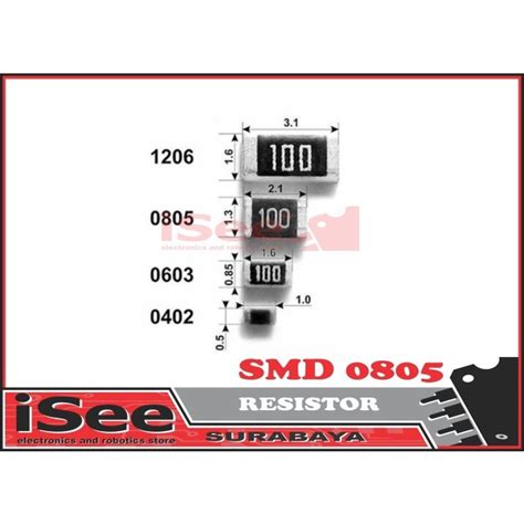 Jual Resistor Smd Ohm Ohm Toleransi Tolerance Shopee