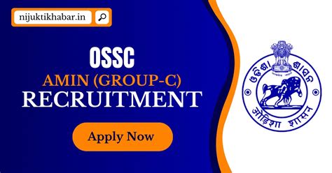 OSSC Amin Recruitment 2023 Apply Online For Amin Posts Under Odisha