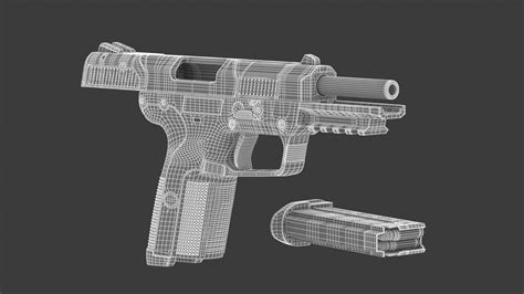 Fn Five Seven 3d Model By Frezzy