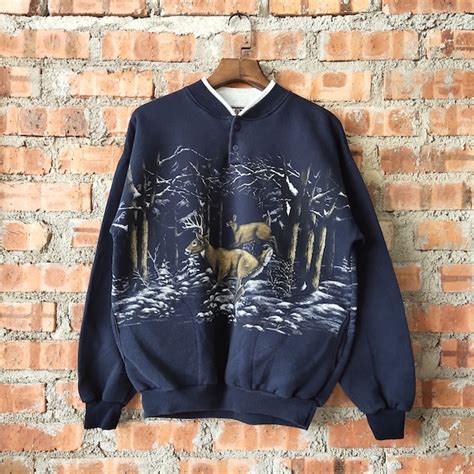 Vintage Whitetail Sweatshirt Etsy