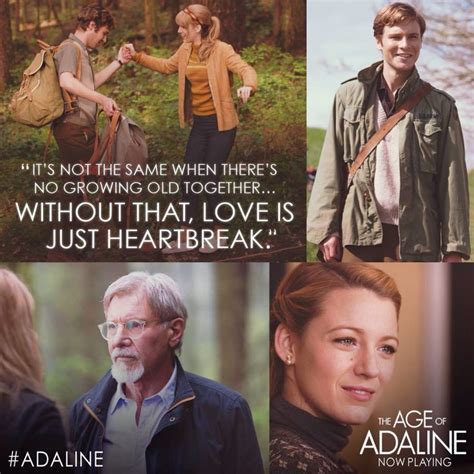 The Age of Adaline | Age of adaline, Film books, Film quotes