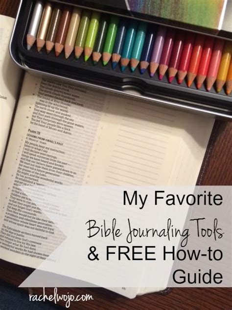 My Favorite Bible Journaling Tools And A Free How To Guide Bible