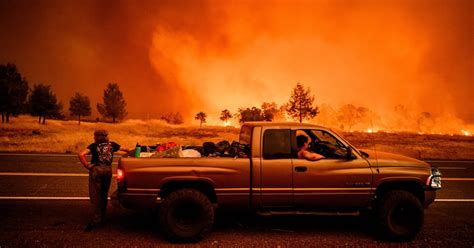 Feuer wurde gelegt Waldbrände in Kalifornien Tausende evakuiert