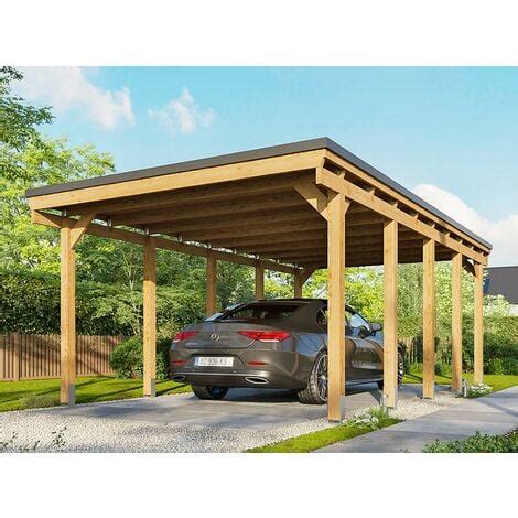 Carport Bois Castellane X Voiture Abri Voiture Trait